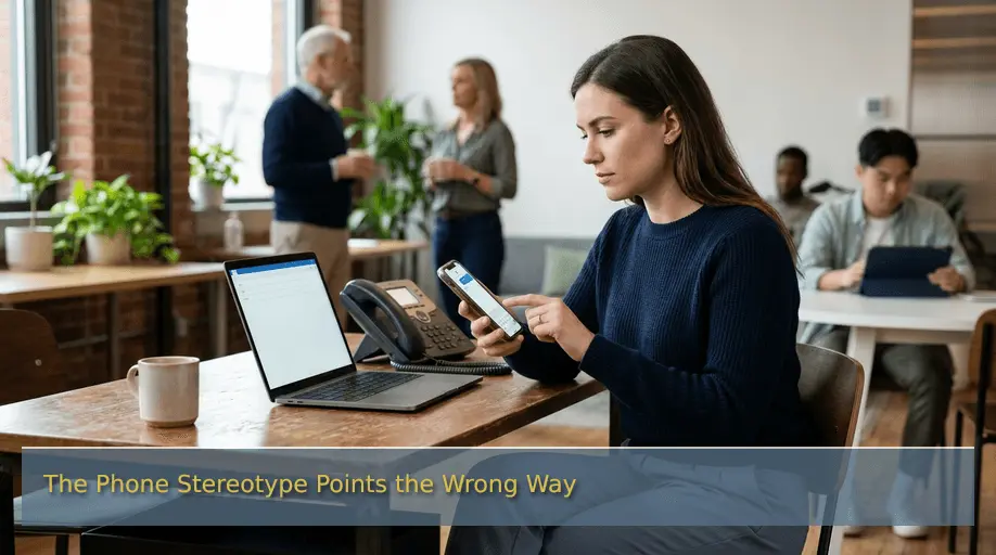 The Phone Stereotype Points the Wrong Way