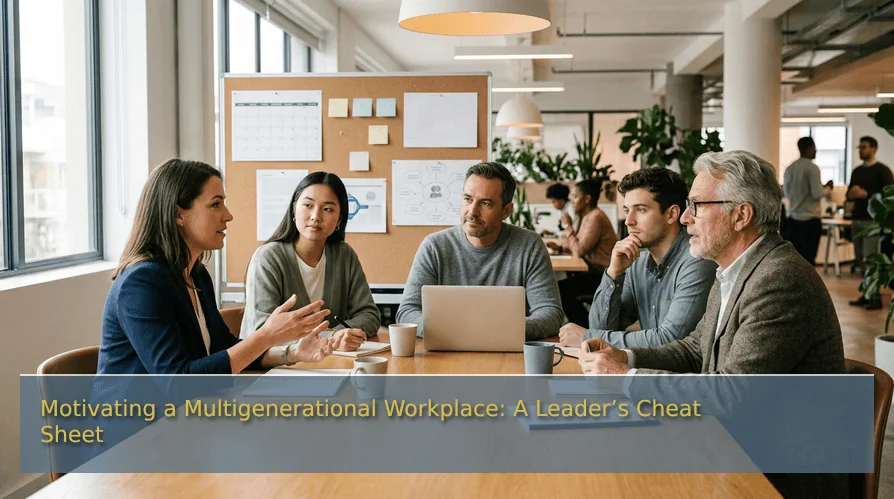Motivating a Multigenerational Workplace: A Leader’s Cheat Sheet