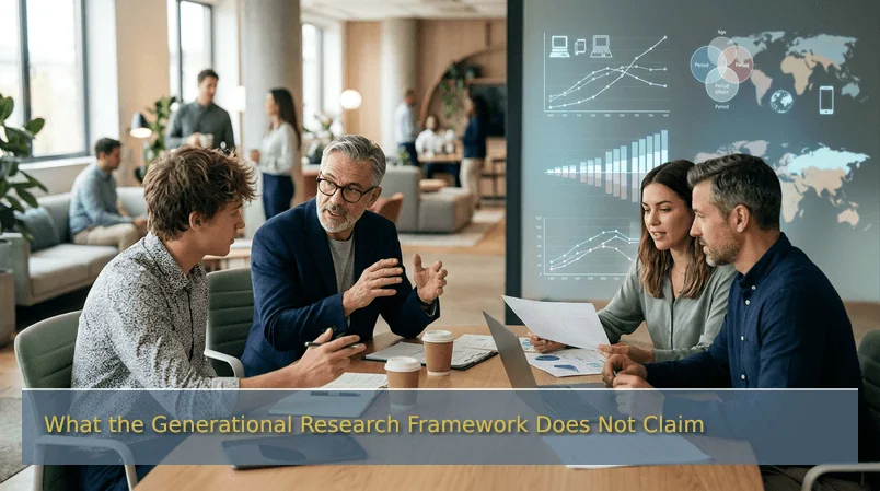 What the Generational Research Framework Does Not Claim