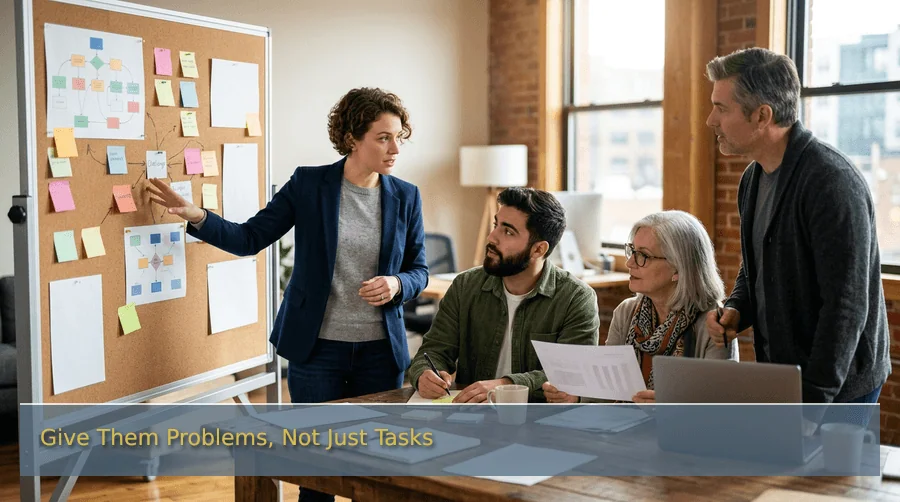 Give Them Problems, Not Just Tasks