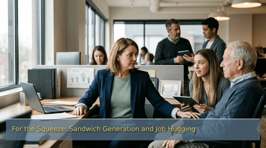 For the Squeeze: Sandwich Generation and Job Hugging
